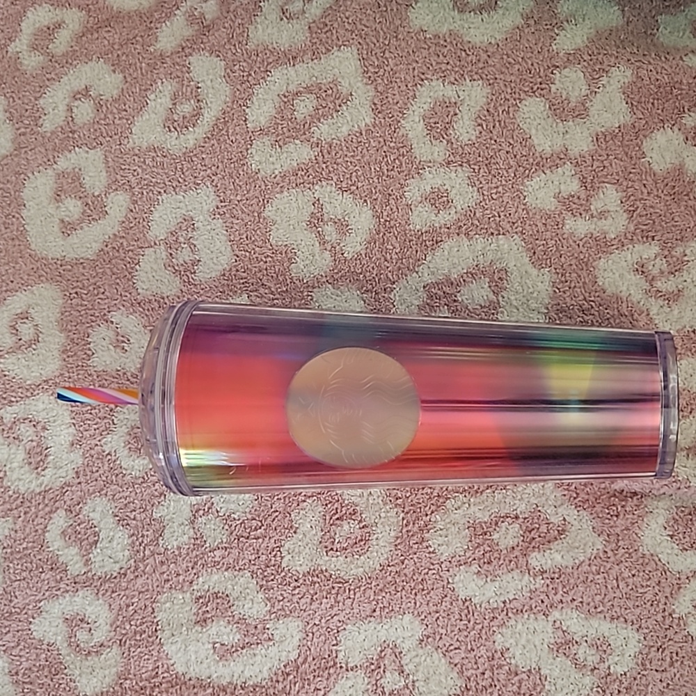 Starbucks Dome Top Colorful Venti Tumbler 24oz